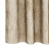 Rideaux en velours 2 pièces crème avec œillets, 260 x 140 cm 
