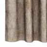 Rideaux en velours 2 pièces avec œillets Champagne 260 x 140 cm 