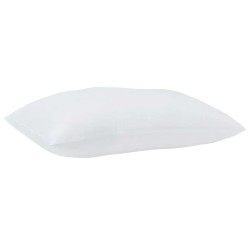 Oreillers 2 pcs Blanc 50 x 75 cm 85gsm 100% polyester 