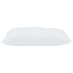 Oreillers 2 pcs Blanc 50 x 75 cm 85gsm 100% polyester 