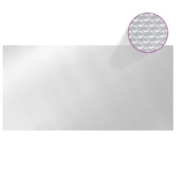 Couverture de piscine Argenté 400x200 cm PE 