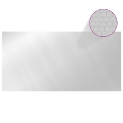 Couverture de piscine Argenté 400x200 cm PE 