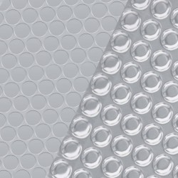 Couverture de piscine Argenté 400x200 cm PE 