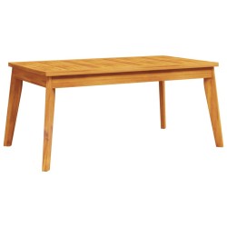 Table à manger de jardin 100x55x45 cm bois massif d'acacia 