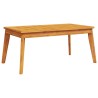 Table à manger de jardin 100x55x45 cm bois massif d'acacia 