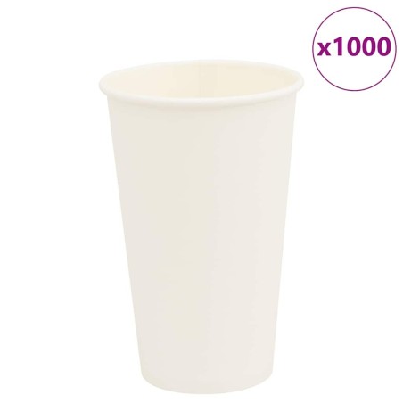 Tasses à café en papier 1000 pcs 16oz 400ml blanc 