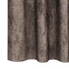 Rideaux en velours 2 pièces avec œillets Cappuccino 260x140 cm 
