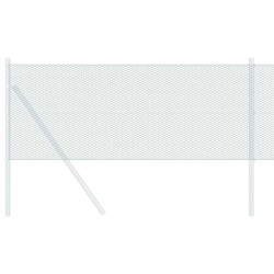Clôture Hexagonale Grise Vert 0.5 x 50 m Acier 