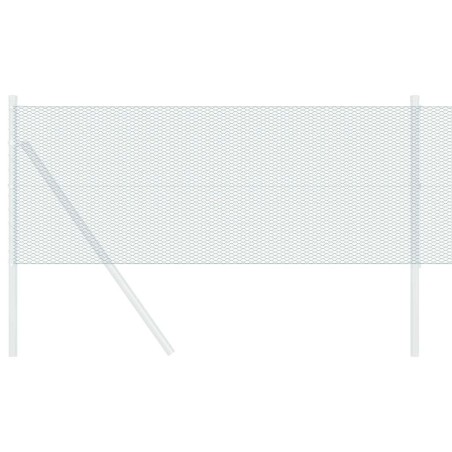 Clôture Hexagonale Grise Vert 0.5 x 50 m Acier 