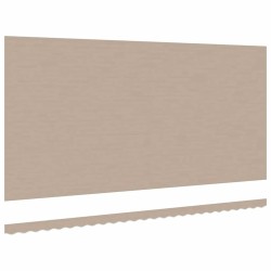 Tissu de Remplacement pour Auvent pour Cadre de 6x3 m Beige 