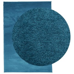 Tapis OVIEDO à poils courts turquoise 160x230 cm 