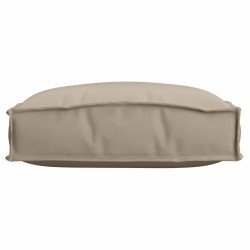 Coussins pour siège , 6 pcs, taupe, 40 x 40 x 8 cm en tissu Oxford 
