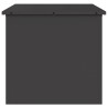 Boîte de Rangement Extérieure Noir 55 x 50.5 x 50 cm 