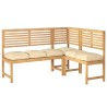 Coussins de Palette pour Siège 6 pcs Beige 40x40x8 cm en Tissu Oxford 