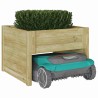 Garage pour tondeuse robot en bois de pin traité 