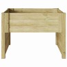 Garage pour tondeuse robot en bois de pin traité 