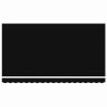 Tissu de remplacement pour auvent pour cadre de 4x2 m Noir 