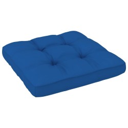 Pouf palette de jardin Bois de pin imprégné de blanc 