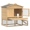 Poulailler Marron 75 x 59 x 60 cm Bois de pin massif 