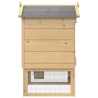 Poulailler Marron 75 x 59 x 60 cm Bois de pin massif 