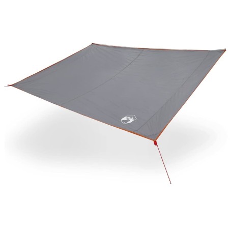 Tarp résistant à l'eau Gris et orange 350 x 240 cm 