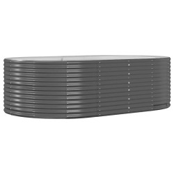 Lit surélevé de jardin Anthracite Acier enduit de poudre 