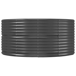 Lit surélevé de jardin Anthracite Acier enduit de poudre 