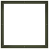 Jardinière vert olive 100x100x40 cm acier 