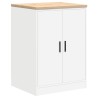 Armoire de rangement de garage blanc 60x51x85 cm bois de pin 
