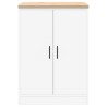 Armoire de rangement de garage blanc 60x51x85 cm bois de pin 