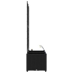 Jardinières de jardin 1 pc Noir 80 x 40 x 142 cm Plastique 