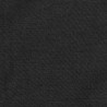 Rideaux occultants aspect lin crochet 2pcs Anthracite 140x175cm 