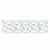 Coussin de banc de jardin avec motif de feuilles - 180x50x4 cm, fabriqué en tissu Oxford 