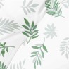 Coussin de banc de jardin avec motif de feuilles - 180x50x4 cm, fabriqué en tissu Oxford 