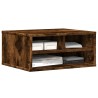 Support d'imprimante chêne fumé 49x40x22,5 cm bois d'ingénierie 