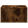 Support d'imprimante chêne fumé 49x40x22,5 cm bois d'ingénierie 