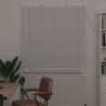 Store de Fenêtre avec des rideaux Autre Blanc 130 x 130 cm Aluminium 