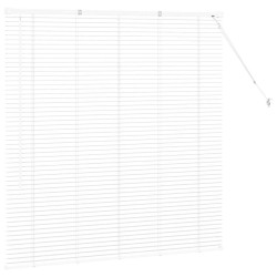 Store de Fenêtre avec des rideaux Autre Blanc 130 x 130 cm Aluminium 