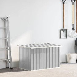 Boîte de rangement de jardin Gris 109x67x65 cm 