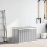 Boîte de rangement de jardin Gris 109x67x65 cm 