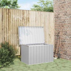 Boîte de rangement de jardin Gris 109x67x65 cm 
