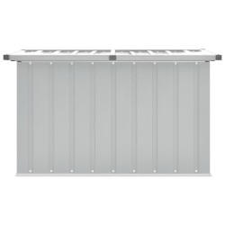 Boîte de rangement de jardin Gris 109x67x65 cm 