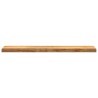 Appuis de fenêtre 2 pcs marron clair bois de chêne massif 