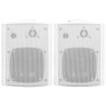 Haut-parleurs stéréo muraux 2pcs blanc intérieur extérieur 100W 