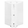 Haut-parleurs stéréo muraux 2pcs blanc intérieur extérieur 100W 