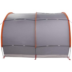 Tente de rangement pour vélos Gris et orange 256 x 222 x 182 cm 
