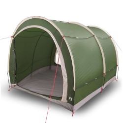 Tente de rangement pour vélos avec toit Vert 256 x 222 x 182 cm 