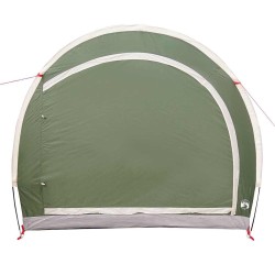 Tente de rangement pour vélos avec toit Vert 256 x 222 x 182 cm 