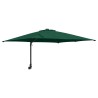 Parasol mural de jardin vert 247 cm 