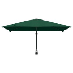 Parasol mural de jardin vert 247 cm 